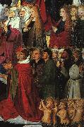 CHARONTON, Enguerrand The Coronation of the Virgin, detail: the crowd iyu china oil painting artist